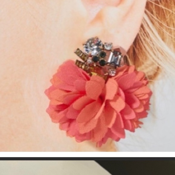 Stella snd dot pouff statement earrings - Picture 2 of 3